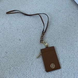 Tory Burch Top Zip Card Holder